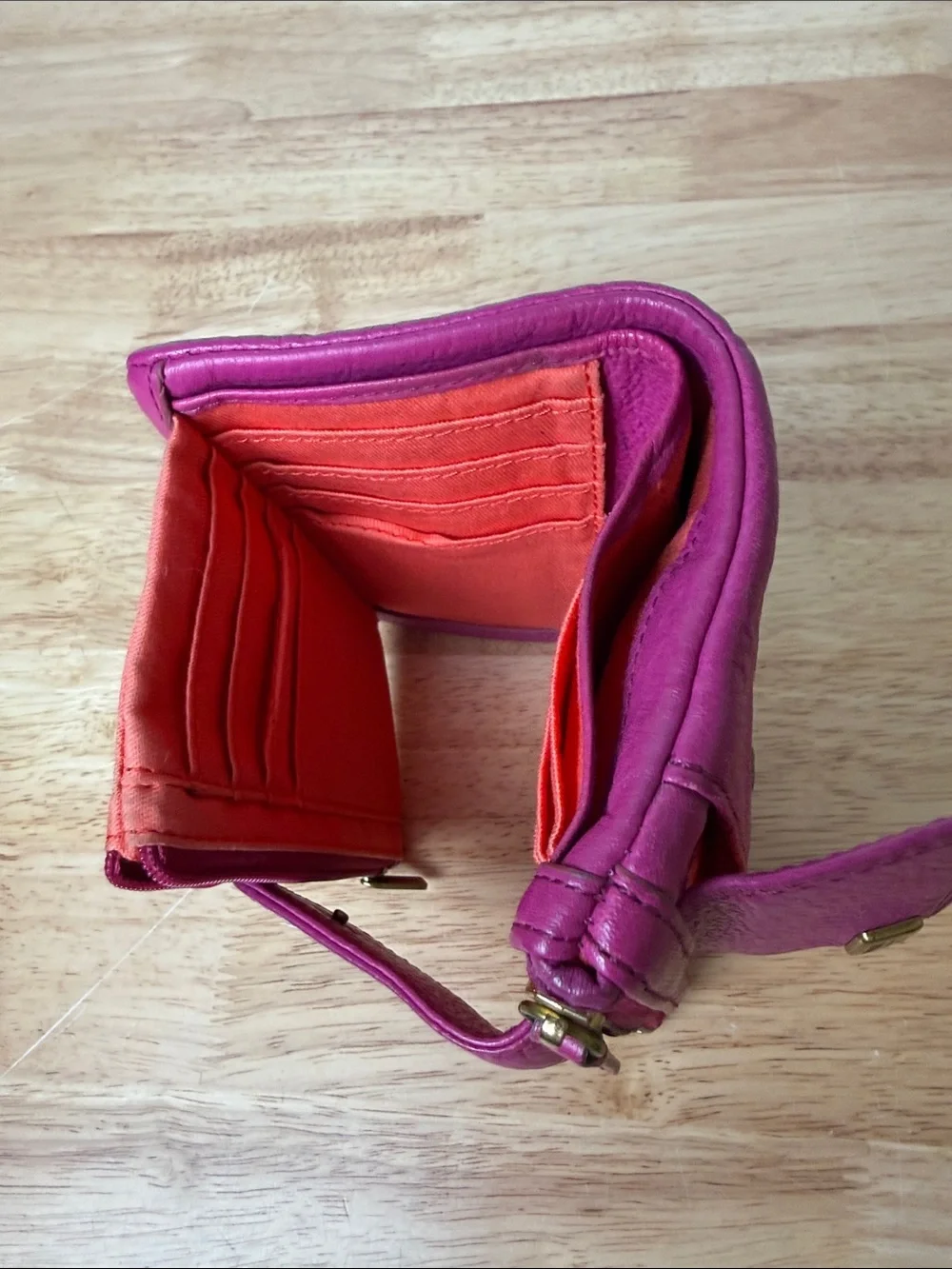Used Fossil Women’s Leather Wallet Organizer